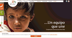 Desktop Screenshot of dona-vida.org